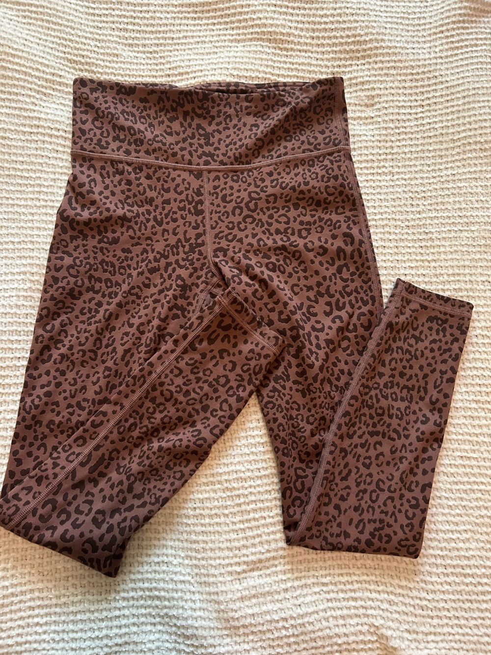 GAP Brown Leopard-Print Leggings